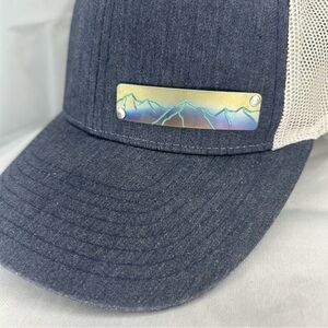 Splitter Hat SnapBack 115 Med / Large Mountain Peaks Plated Outdoor Blue Cap